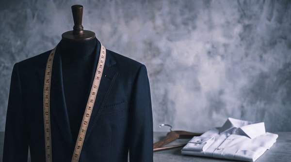 Editorial illustration for How to Read a Jacket's Silhouette: Shoulders, Lapels, and the Shape They Make